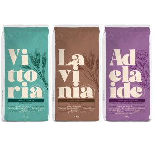 Tre farine da 5 kg. Vittoria Lavinia Adelaide - Spedizione al 50%